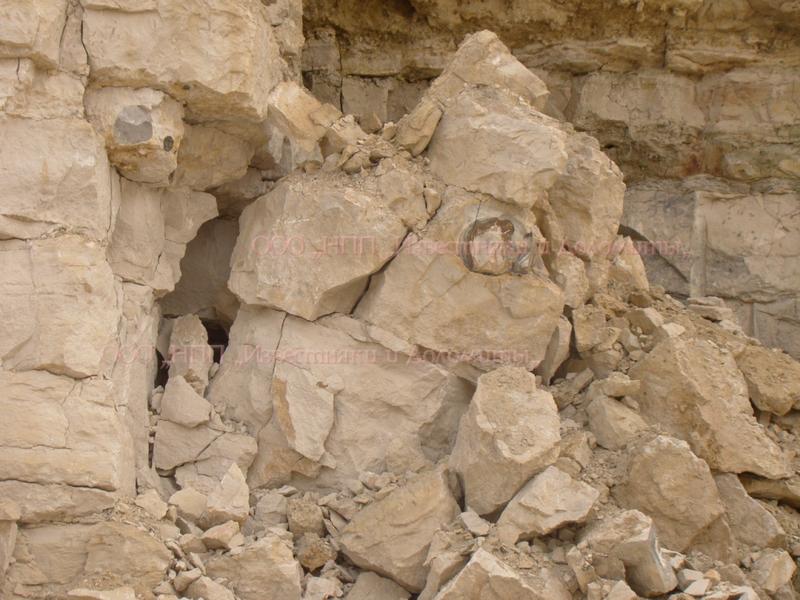 Порода карбонатная фракции 80/120 для производства строительной извести ТУ. Норма Б куб.м